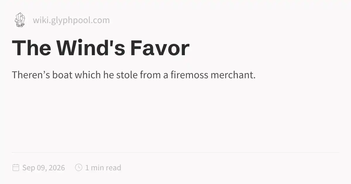 Sebarial The Wind's Favor