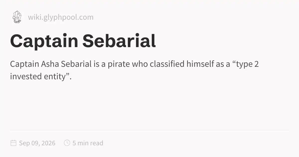 Sebarial Captain Sebarial
